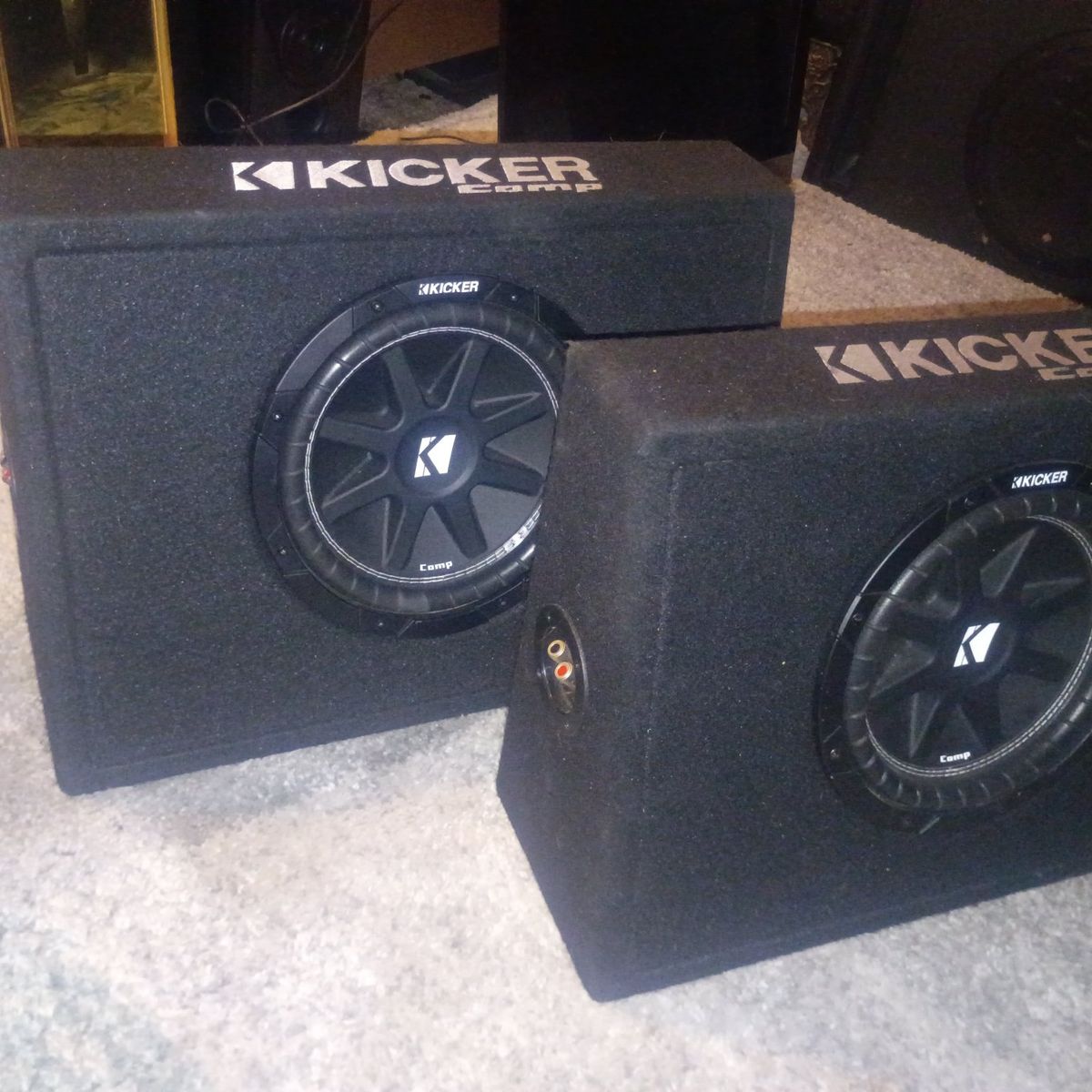 KICKER COMP 10, WITH ENCLOSURE