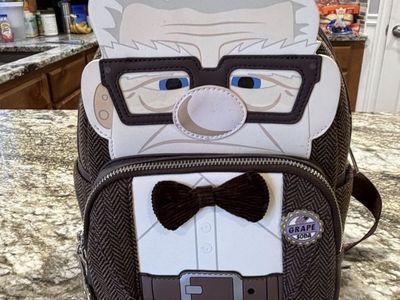 Loungefly Disney Pixar Up Carl Fredricksen Cosplay Mini Backpack