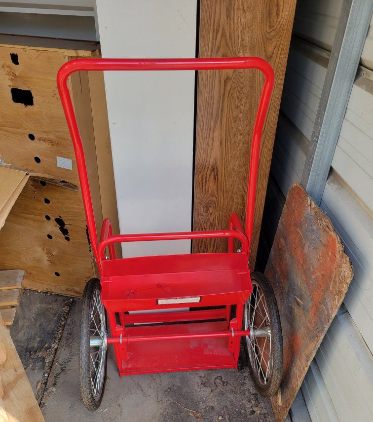 Chicago Welding Welding Cart - Red Rolling Utility Cart