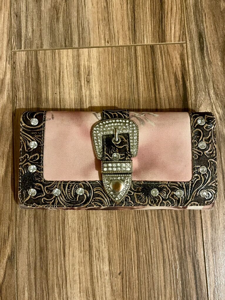 Pink Camouflauge Wallet