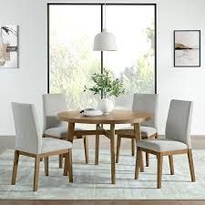 Brooklyn 48" P0458 Round Dining Table and 4 Chairs 1861913 #105839