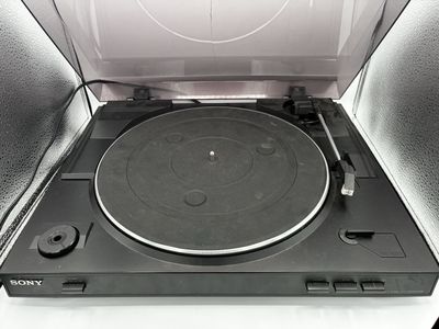 Sony PS-LX300USB Stereo Turntable System Record Player - Vintage Black Automatic
