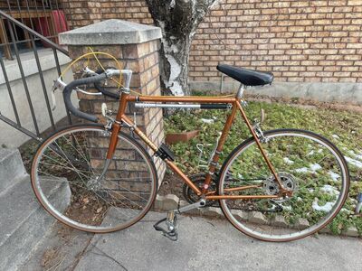 Vintage Bianchi Sport SS Orange Road Bike