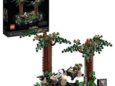 LEGO Star Ward Endor Speeder Chase Diorama 75353
