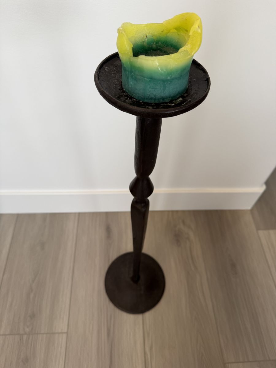 Wrought Iron Candlestick