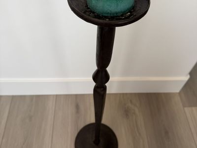 Wrought Iron Candlestick