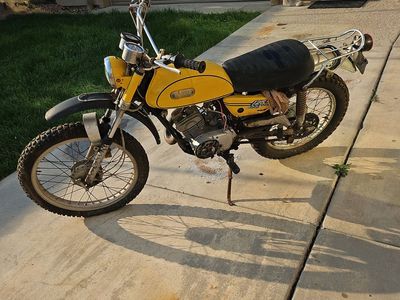 Vintage 1970 Yamaha AT1B 125 Enduro motorcycle