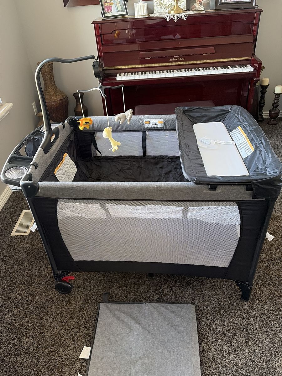 Afgbf 5-in-1 Pack And Play Baby Playard