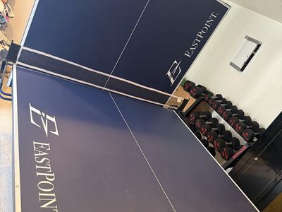 Eastpoint Foldable Table Tennis Table - Full Size, Indoor Ping Pong