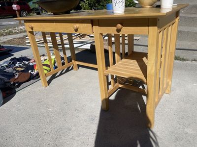 Wooden desk