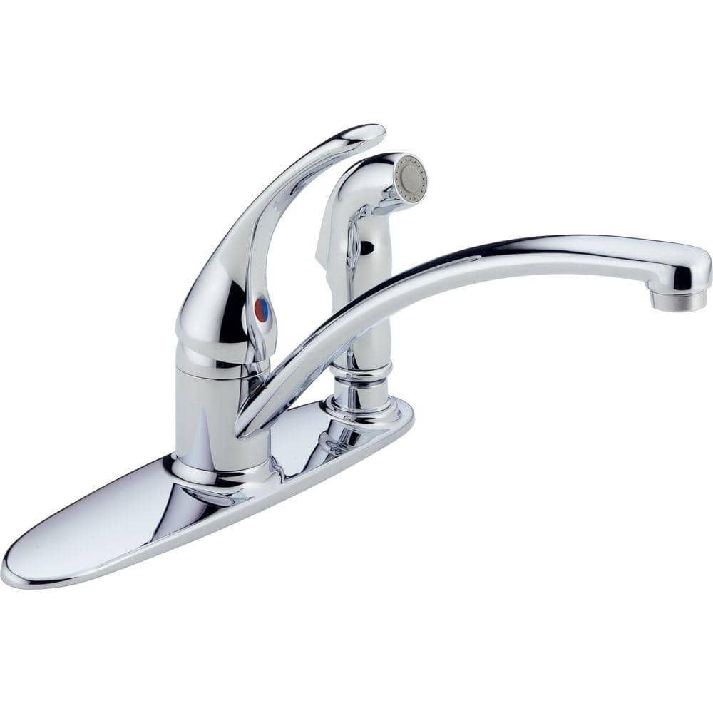 Ex Cond Delta Kitchen Faucet With Spray Nozzle