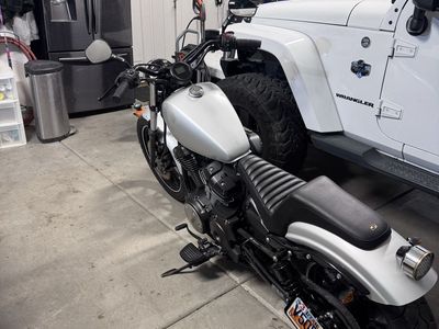 2015 Yamaha Bolt Motorcycle - Silver Cruiser