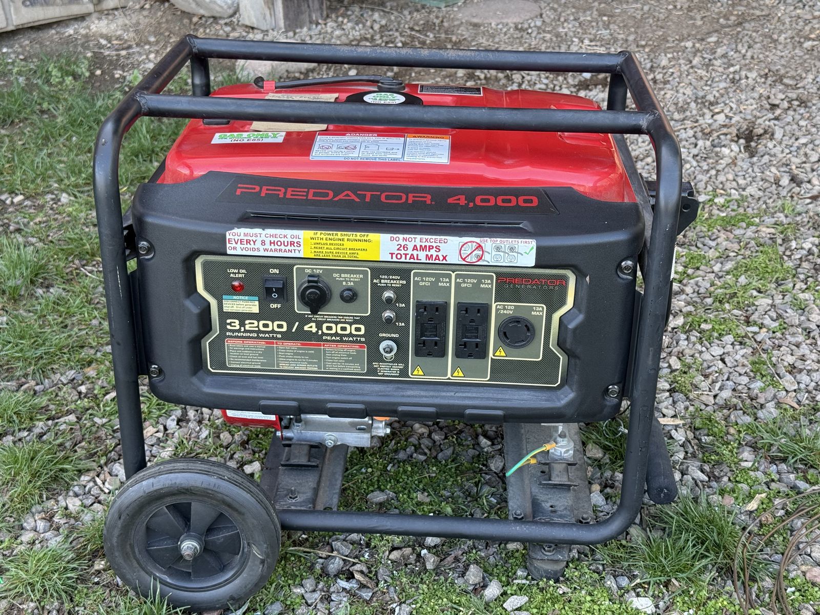 Predator 4000 Portable Generator