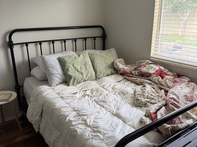 Black Metal Queen Bed Frame
