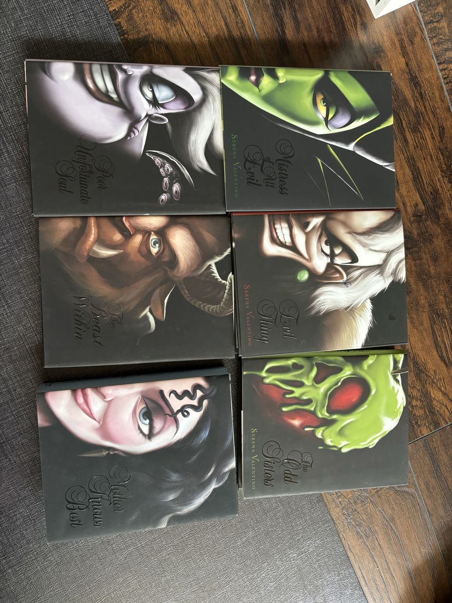 Disney Villains Hardcover Books