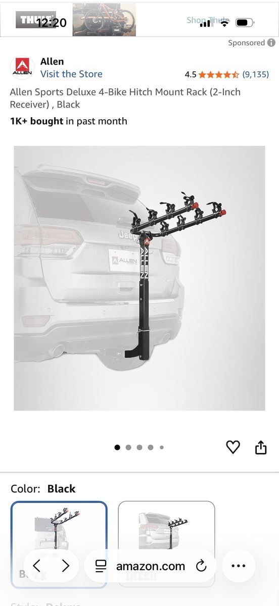 Bike hitch mount rack (5 bikes)