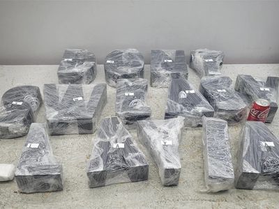 A set of 15 backlit LED letters, with Power Box Transformer Switch Model HMA-60NU-RX