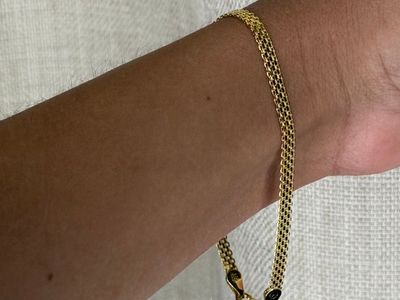 Solid Sterling Silver Bracelet (925) Italy