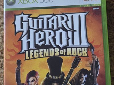 XBOX 360 GUITAR HERO 3 LEGENDS OF ROCK (LIKE NEW)