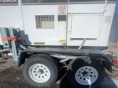 2006 WhisperWatt 70KVA/56KW 3 Phase Generator 4045 John Deere Diesel Engine