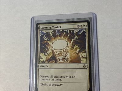 Magic: The Gathering Damning Verdict Sorcery Card - NCC 015/093 R 2022