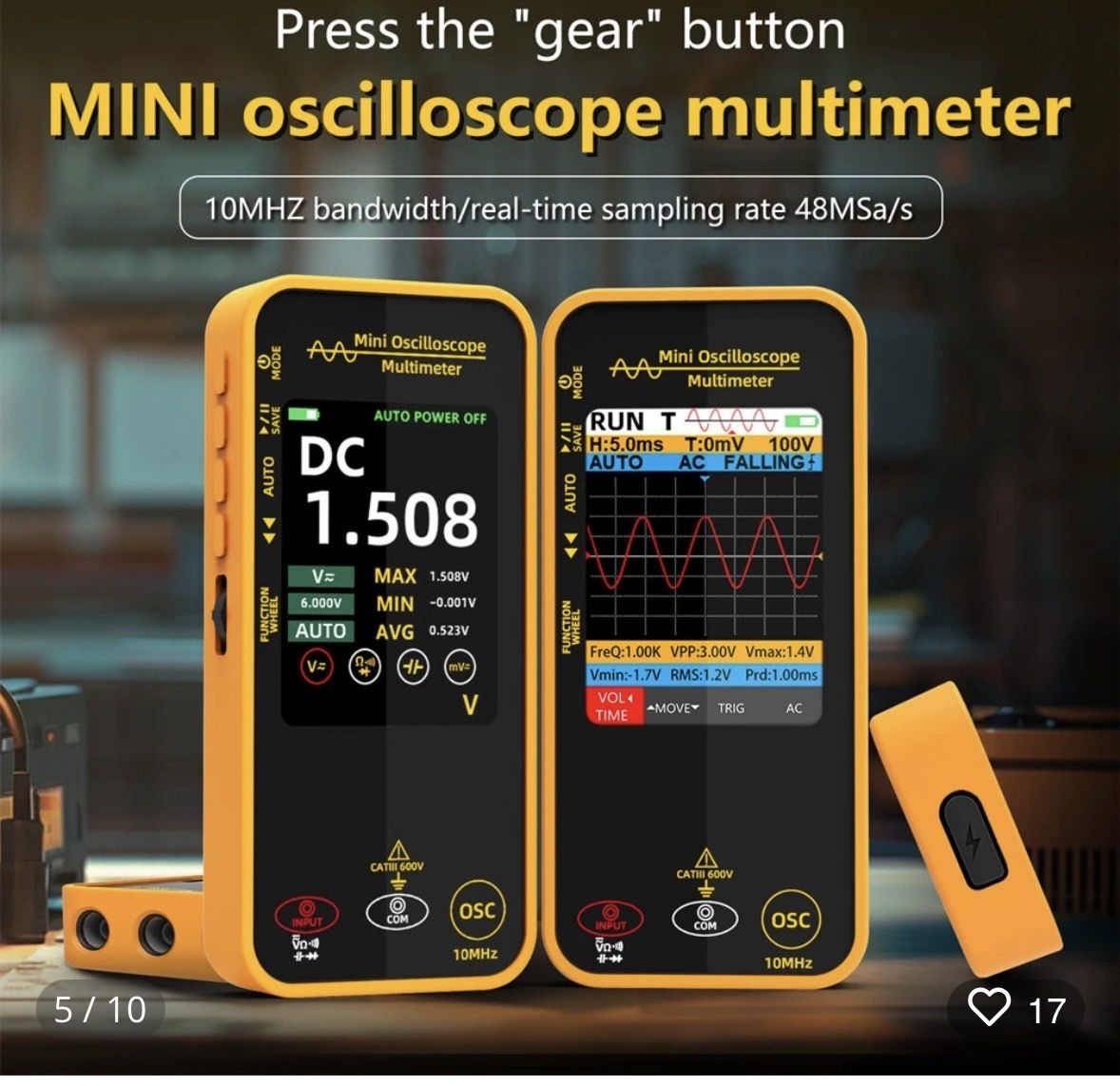 OS1 Digital Oscilloscope Multi Meter