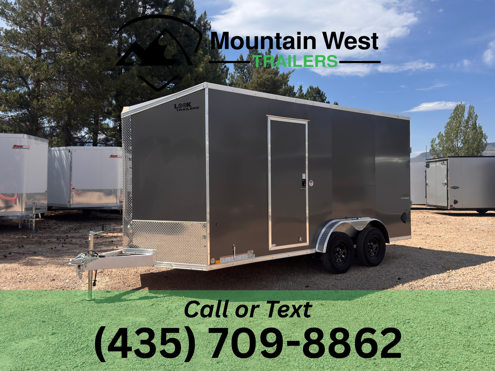 2026 Look VISION 7.5X16 Aluminum Enclosed Cargo Trailer