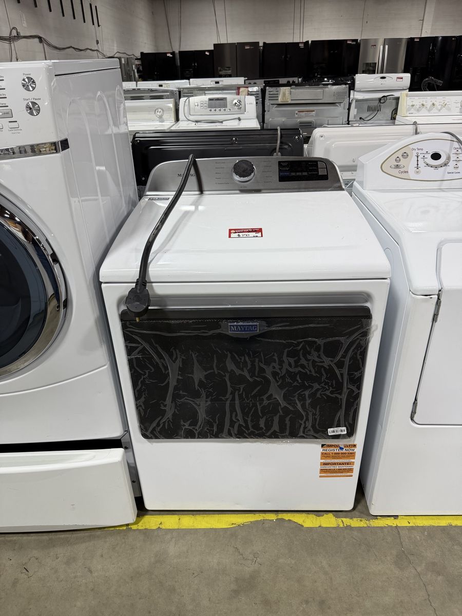 Beautiful Maytag Top Load Dryer - White, Large Capacity, Smart Capable