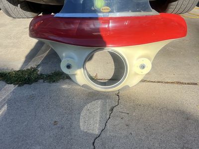 Vintage front fairing Bates for Suzuki gt550 or gt750