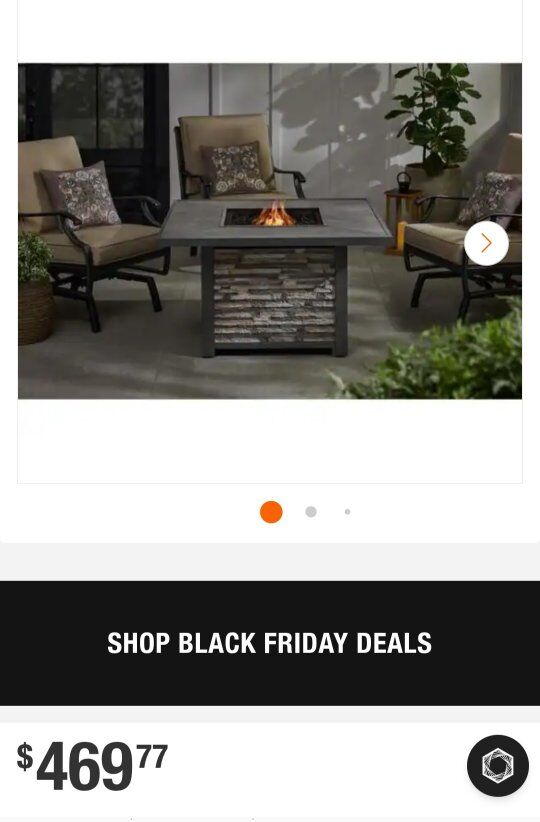 Picanto Square LP Fire Pit