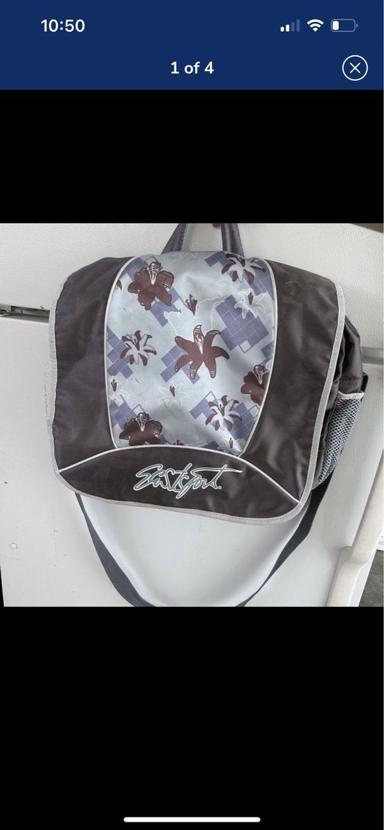 Eastport Floral Bag & Clear Tie-Dye Duffle Bag