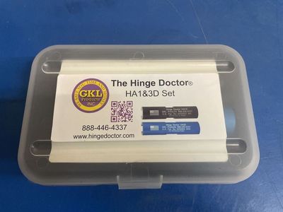 GKL Hinge Doctor HA1&3D Set Commercial Residential Hinge Repair Open Box