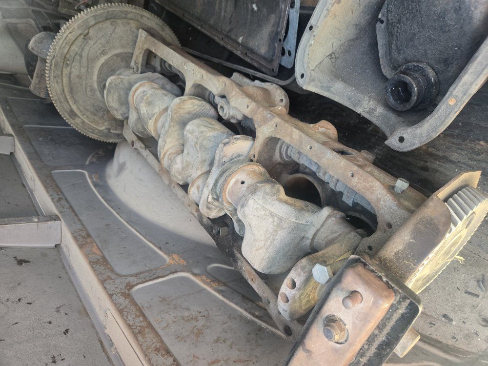 1954 1955 GMC 100 Drive Train engine and trans