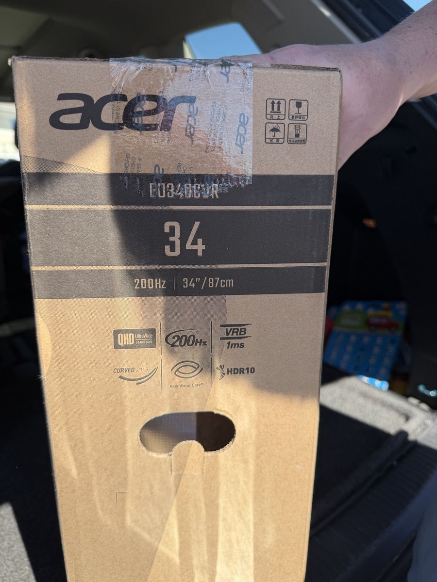 Acer 34" Curved Gaming Monitor