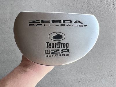 Zebra Tear Drop Putter