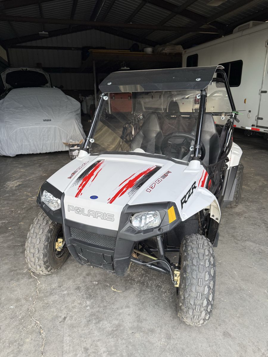 2017 Polaris RZR 170 Side-by-Side UTV - White, Lightly Used w/ Roof & Windows