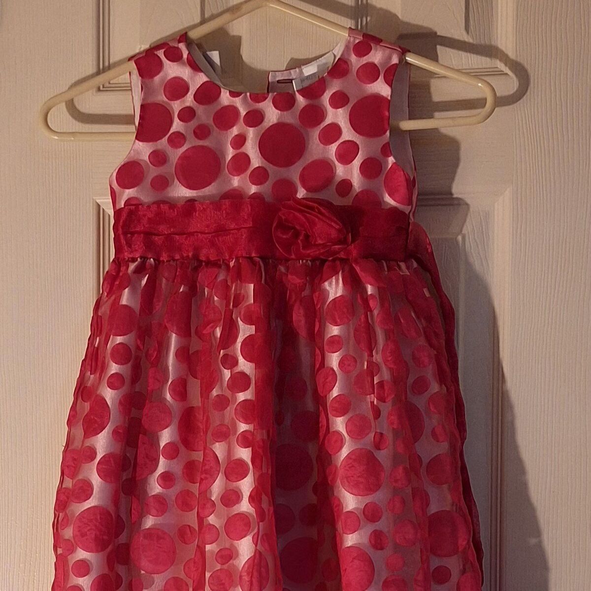 🩷️Pretty in Pink Polk-a-Dot Dress with Cardigan