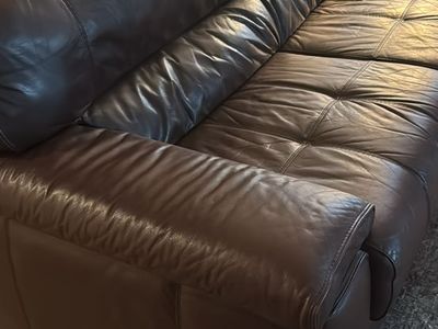 Leather sofa