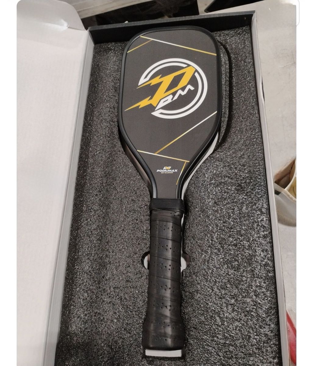 Podiumax Pickleball Paddle Black and Yellow with Box