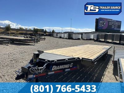 8.5x26 Diamond C DEC 208 Deckover Equipment Trailer - 18K GVWR -