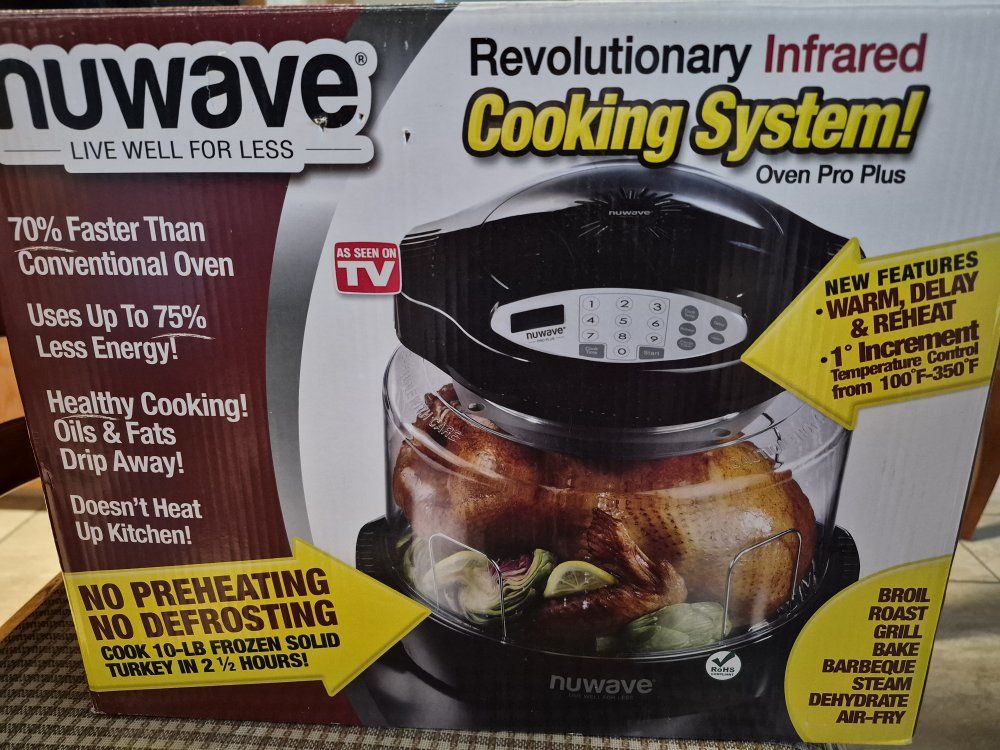 NuWave Oven Pro Plus Infrared Cooking System - Revolutionary Healthy Countertop Multi-Cooker