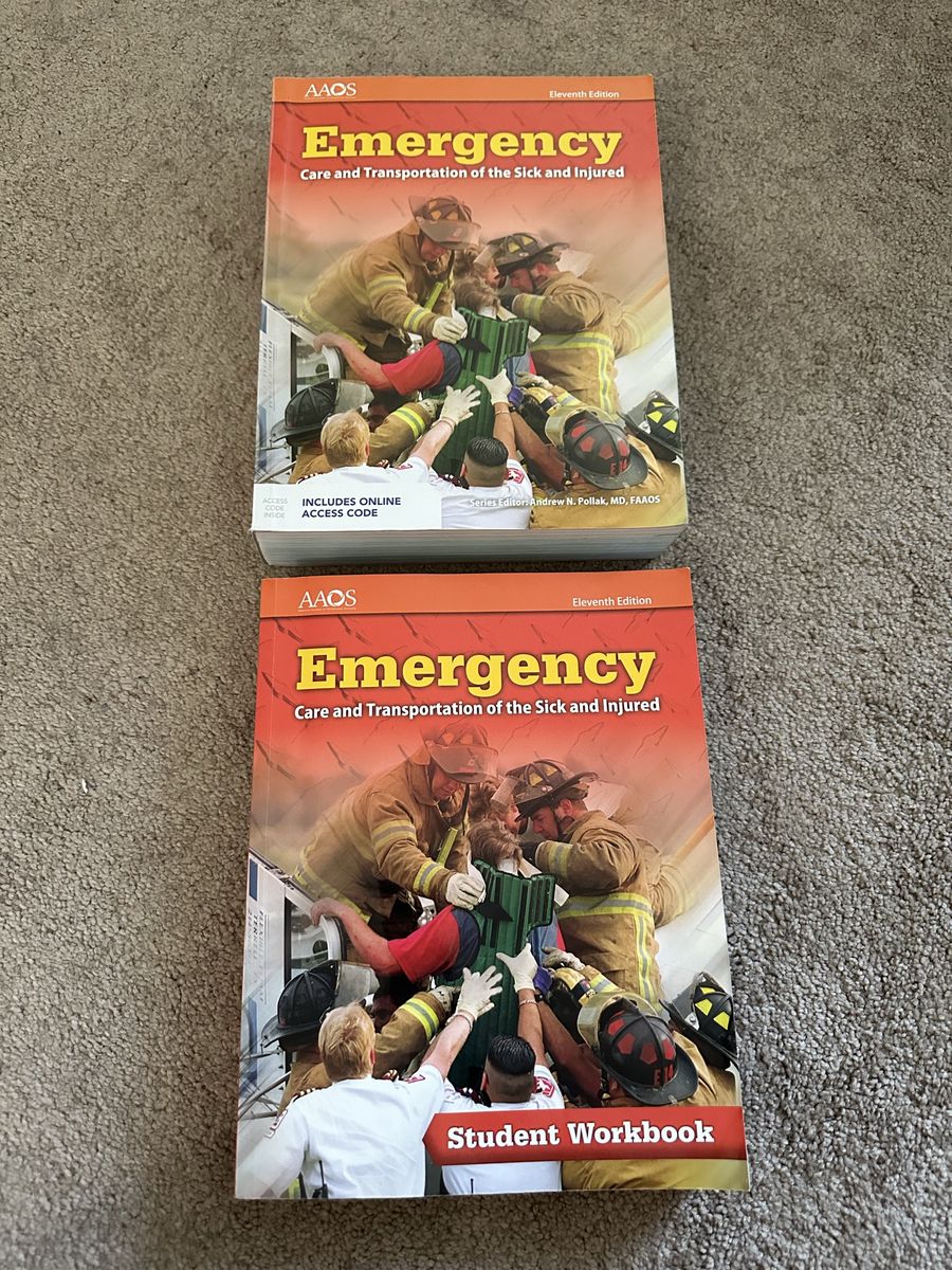 Emergency Care and Transportation of the Sick and Injured 11th Edition Textbook & Student Workbook Set AAOS