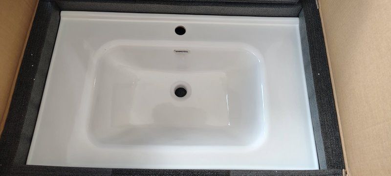 New in box sink