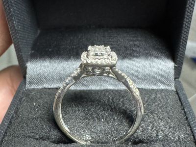 10kt White Gold 1/2ct Diamond