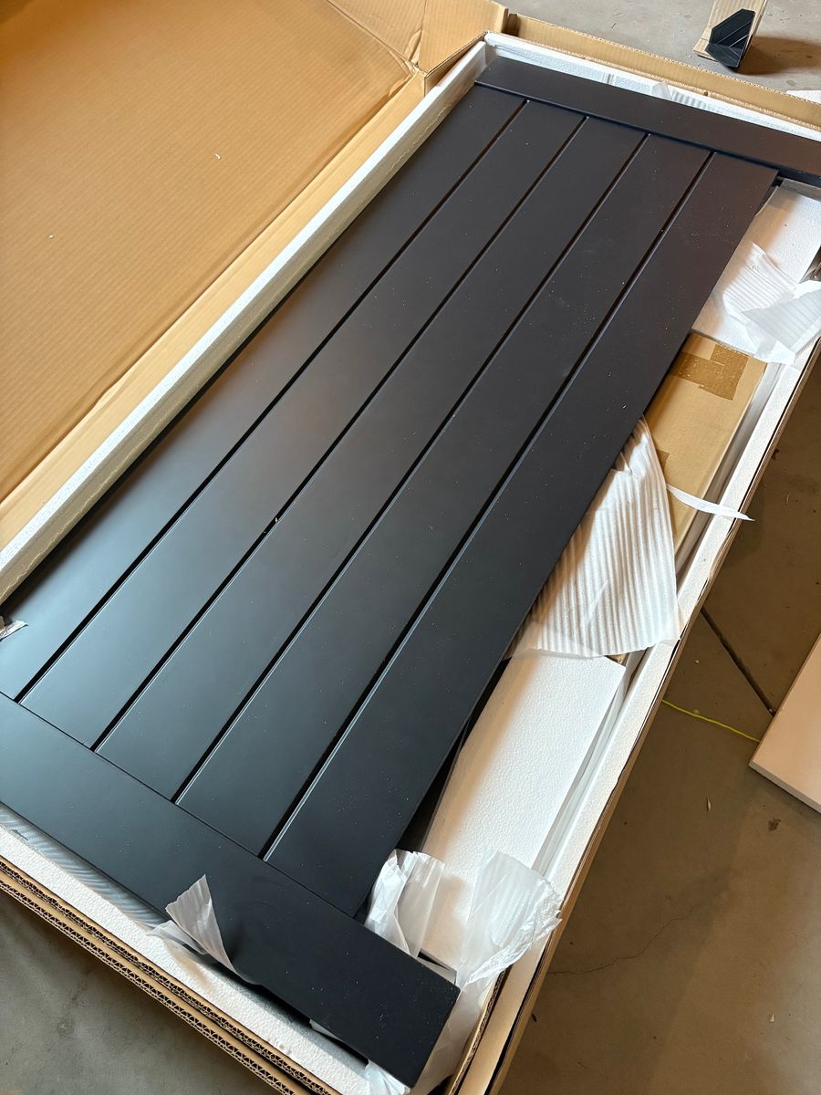 Full Bed Frame and Headboard (Brand New / Never Used)