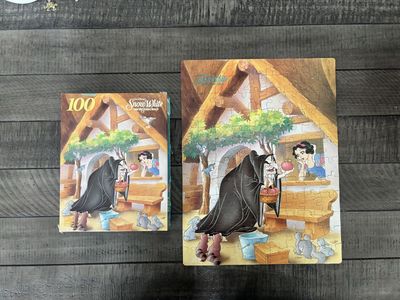 Vintage Walt Disney's Snow White and the Seven Dwarfs 100 Piece Puzzle Complete