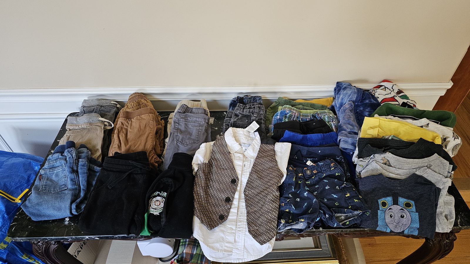 Boy's Clothing Lot - Mixed Brands & Styles (Pants, Shorts, Shirts, Vest) - Size 12mo-3T