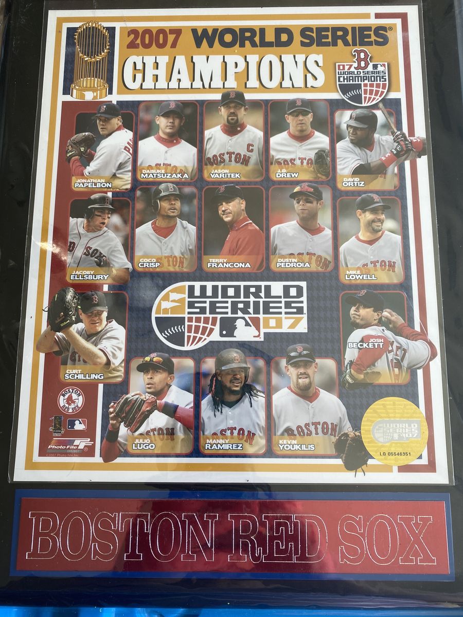 Boston Red Sox Plaque