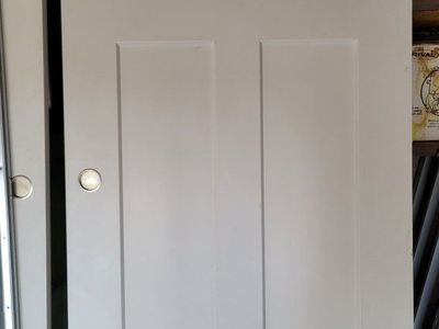 Track Door Closet