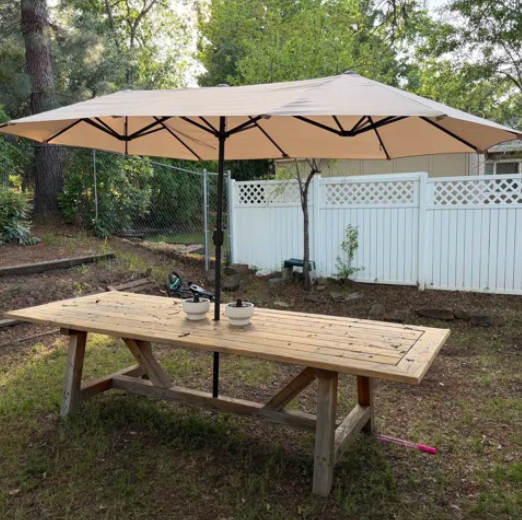 New in box 13FT Patio Umbrella (not come with base)